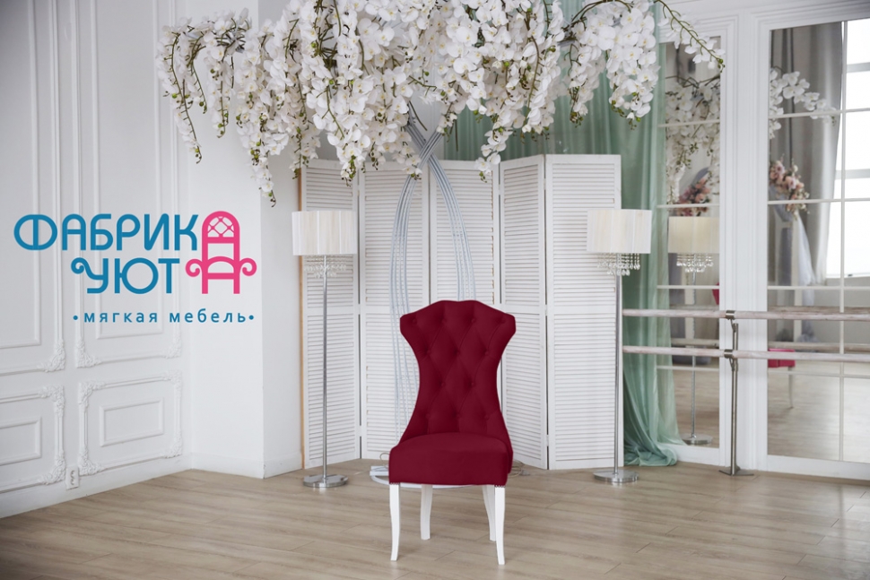 Стул Диана для мастеров и клиентов цвет Бордо 30 1