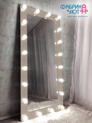 Зеркало напольное с подсветкой Хлоя 180 х 80 см. цвет Серо-Бежевый 05