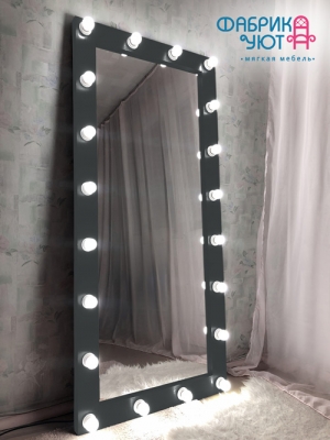 Зеркало напольное с подсветкой Хлоя 180 х 80 см. цвет Серый 11