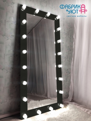 Зеркало напольное с подсветкой Хлоя 180 х 80 см. цвет Дарк Грин 13