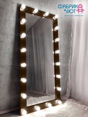 Зеркало напольное с подсветкой Хлоя 180 х 80 см. цвет Браун 20