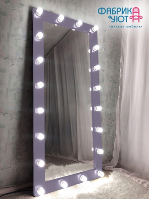 Зеркало напольное с подсветкой Хлоя 180 х 80 см. цвет Лиловый 23
