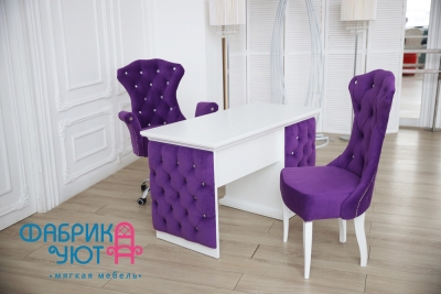 Стол для маникюра и косметологии Камилла цвет Фиолетовый 27