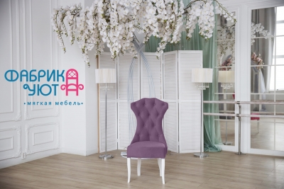 Стул Диана для мастеров и клиентов цвет Светло-Фиолетовый 26 1